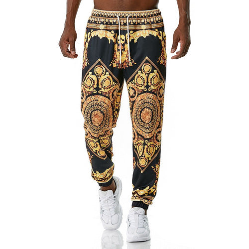 Royal Floral Joggers